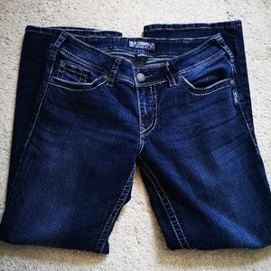 Suki Silver Slim Boot Jeans